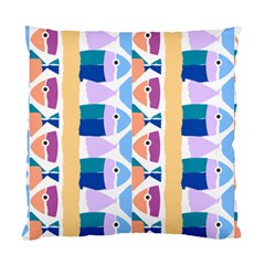 Illustrations Of Fish Texture Modulate Sea Pattern Standard Cushion Case (one Side)