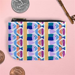 Illustrations Of Fish Texture Modulate Sea Pattern Mini Coin Purse by anzea