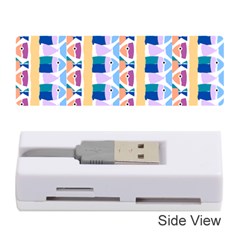 Illustrations Of Fish Texture Modulate Sea Pattern Memory Card Reader (stick) by anzea