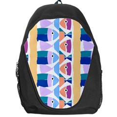 Illustrations Of Fish Texture Modulate Sea Pattern Backpack Bag by anzea