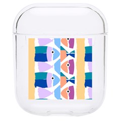 Illustrations Of Fish Texture Modulate Sea Pattern Hard Pc Airpods 1/2 Case by anzea