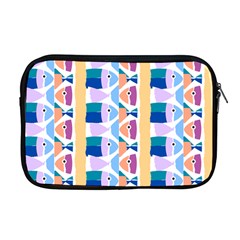 Illustrations Of Fish Texture Modulate Sea Pattern Apple Macbook Pro 17  Zipper Case