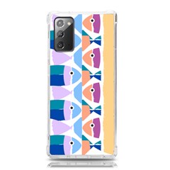 Illustrations Of Fish Texture Modulate Sea Pattern Samsung Galaxy Note 20 Tpu Uv Case by anzea