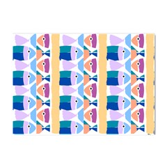 Illustrations Of Fish Texture Modulate Sea Pattern Crystal Sticker (a4) by anzea