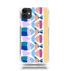 Illustrations Of Fish Texture Modulate Sea Pattern Iphone 11 Tpu Uv Print Case