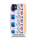 Illustrations Of Fish Texture Modulate Sea Pattern iPhone 11 TPU UV Print Case Front