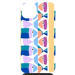 Illustrations Of Fish Texture Modulate Sea Pattern Iphone 14 Plus Black Uv Print Case by anzea