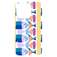 Illustrations Of Fish Texture Modulate Sea Pattern Iphone 14 Pro Black Uv Print Case