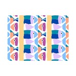 Illustrations Of Fish Texture Modulate Sea Pattern Premium Plush Fleece Blanket (Mini) 35 x27  Blanket Front