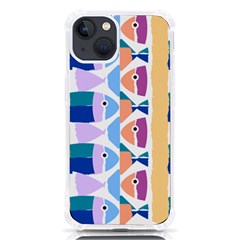 Illustrations Of Fish Texture Modulate Sea Pattern Iphone 13 Tpu Uv Print Case by anzea