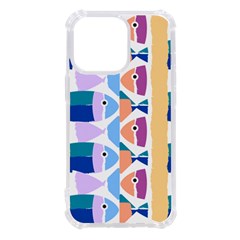 Illustrations Of Fish Texture Modulate Sea Pattern Iphone 13 Pro Tpu Uv Print Case by anzea