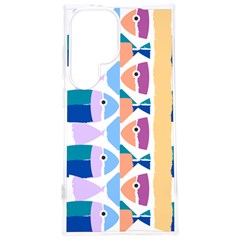 Illustrations Of Fish Texture Modulate Sea Pattern Samsung Galaxy S24 Plus 6 7 Inch Tpu Uv Case