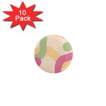 Line Pattern Dot 1  Mini Magnet (10 pack)  Front