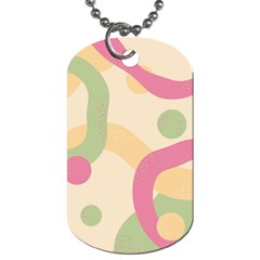 Line Pattern Dot Dog Tag (two Sides) by anzea