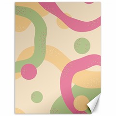 Line Pattern Dot Canvas 12  X 16  by anzea