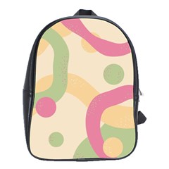 Line Pattern Dot School Bag (large) by anzea