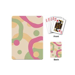 Line Pattern Dot Playing Cards Single Design (mini)