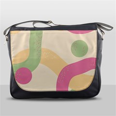 Line Pattern Dot Messenger Bag