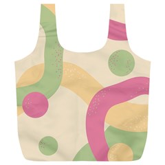 Line Pattern Dot Full Print Recycle Bag (xl) by anzea