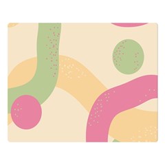 Line Pattern Dot Premium Plush Fleece Blanket (large)