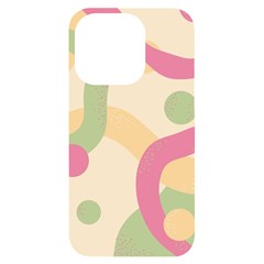 Line Pattern Dot Iphone 14 Pro Black Uv Print Case by anzea