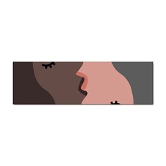 Illustrations Of Love And Kissing Women Sticker (bumper) by anzea