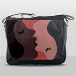 Illustrations Of Love And Kissing Women Messenger Bag Front