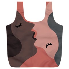 Illustrations Of Love And Kissing Women Full Print Recycle Bag (xxl)