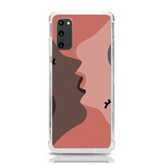 Illustrations Of Love And Kissing Women Samsung Galaxy S20 6 2 Inch Tpu Uv Case