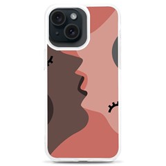 Illustrations Of Love And Kissing Women Iphone 15 Plus Tpu Uv Print Case