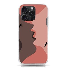 Illustrations Of Love And Kissing Women Iphone 15 Pro Tpu Uv Print Case