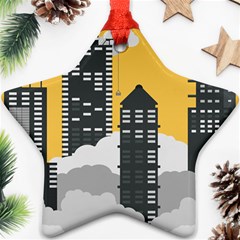 Minimal Skyscrapers Ornament (star)