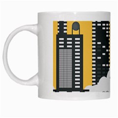 Minimal Skyscrapers White Mug by anzea