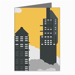 Minimal Skyscrapers Greeting Cards (pkg Of 8)