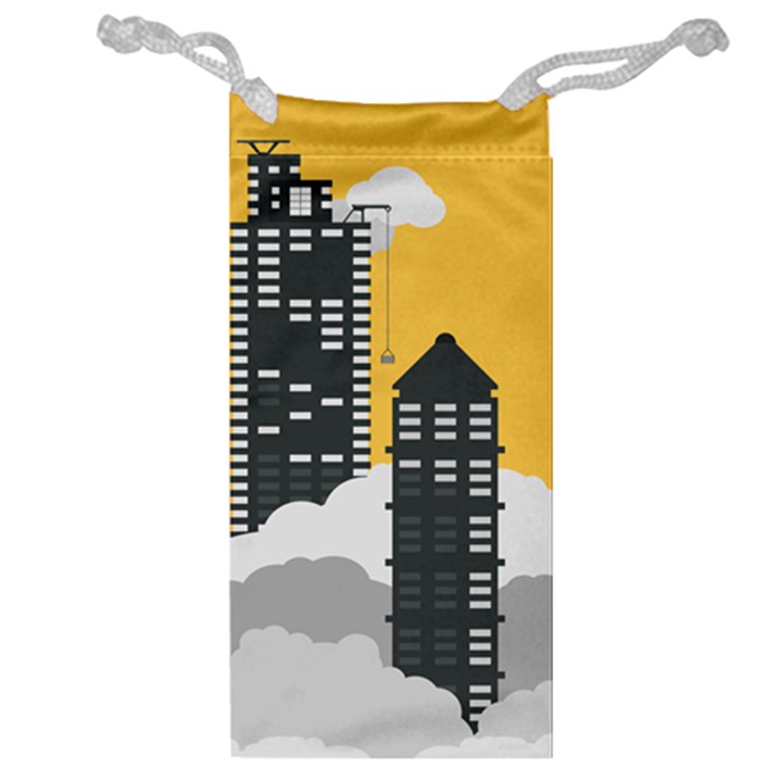 Minimal Skyscrapers Jewelry Bag