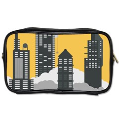 Minimal Skyscrapers Toiletries Bag (two Sides) by anzea