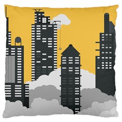 Minimal Skyscrapers Large Cushion Case (two Sides)