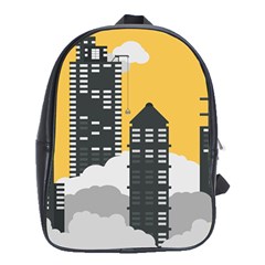 Minimal Skyscrapers School Bag (xl) by anzea