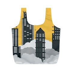 Minimal Skyscrapers Full Print Recycle Bag (m) by anzea