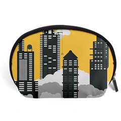 Minimal Skyscrapers Accessory Pouch (large) by anzea