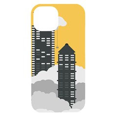 Minimal Skyscrapers Iphone 15 Black Uv Print Pc Hardshell Case