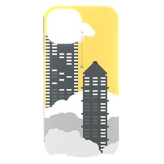 Minimal Skyscrapers Iphone 15 Plus Black Uv Print Pc Hardshell Case