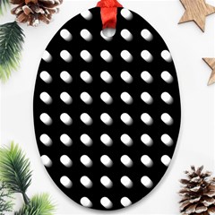 Background Dots Circles Graphic Ornament (oval)