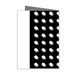 Background Dots Circles Graphic Mini Greeting Card Right