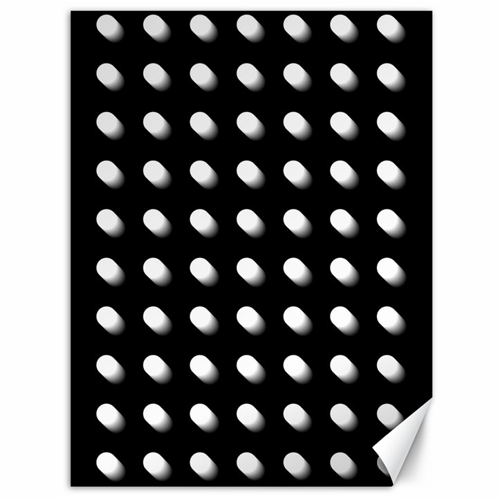 Background Dots Circles Graphic Canvas 36  x 48 