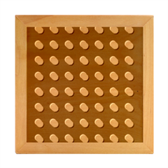 Background Dots Circles Graphic Wood Photo Frame Cube by Ndabl3x