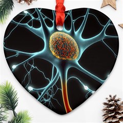 Organism Neon Science Ornament (heart)