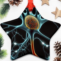 Organism Neon Science Ornament (star)