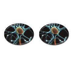 Organism Neon Science Cufflinks (oval) by Ndabl3x