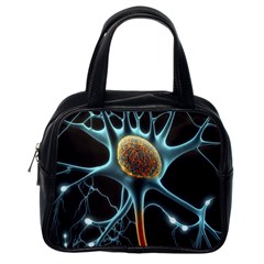 Organism Neon Science Classic Handbag (one Side) by Ndabl3x